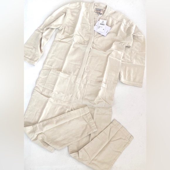 Sandrine Rose x Free People Kimono Denim Jumpsuit The Alpes, Size Small, NWT - Picture 7 of 12